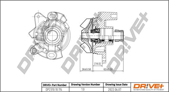 Dr!ve+ DP2310.10.114 - Ūdenssūknis autospares.lv