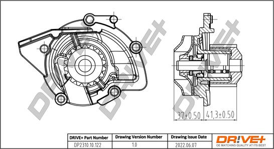 Dr!ve+ DP2310.10.122 - Ūdenssūknis www.autospares.lv