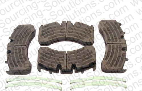 DSS 206668 - Bremžu uzliku kompl., Disku bremzes www.autospares.lv