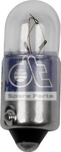 DT Spare Parts 9.78122 - Kvēlspuldze, Salona telpas apgaismojums www.autospares.lv