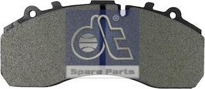 DT Spare Parts 4.90930 - Bremžu uzliku kompl., Disku bremzes www.autospares.lv