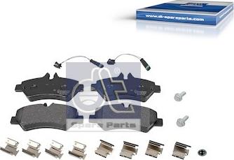 DT Spare Parts 4.91900 - Bremžu uzliku kompl., Disku bremzes www.autospares.lv