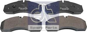 DT Spare Parts 4.91907 - Brake Pad Set, disc brake www.autospares.lv