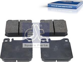 DT Spare Parts 4.92241 - Bremžu uzliku kompl., Disku bremzes www.autospares.lv