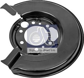 DT Spare Parts 4.69793 - Aizsargplāksne, Bremžu trumulis www.autospares.lv