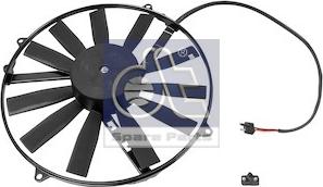 DT Spare Parts 4.68260 - Fan, radiator www.autospares.lv