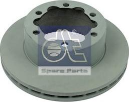 DT Spare Parts 4.67599 - Bremžu diski www.autospares.lv