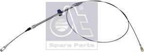 DT Spare Parts 4.67834 - Trose, Stāvbremžu sistēma www.autospares.lv