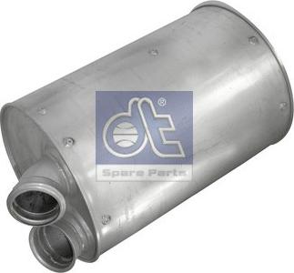 DT Spare Parts 5.11008 - Vidējais / Gala izpl. gāzu trokšņa slāpētājs www.autospares.lv