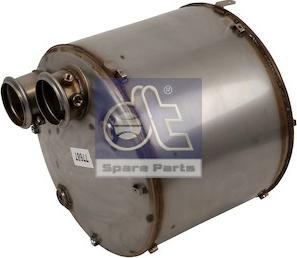 DT Spare Parts 5.11136 - Vidējais / Gala izpl. gāzu trokšņa slāpētājs www.autospares.lv