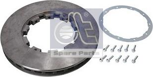 DT Spare Parts 5.21221 - Bremžu diski www.autospares.lv