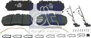 DT Spare Parts 6.95106 - Bremžu uzliku kompl., Disku bremzes www.autospares.lv