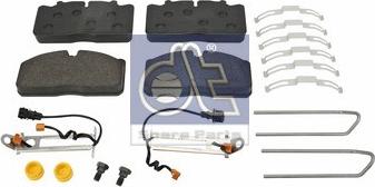 DT Spare Parts 6.95100 - Bremžu uzliku kompl., Disku bremzes www.autospares.lv