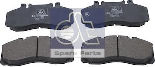 DT Spare Parts 6.95108 - Bremžu uzliku kompl., Disku bremzes autospares.lv