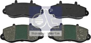 DT Spare Parts 6.95119 - Bremžu uzliku kompl., Disku bremzes www.autospares.lv