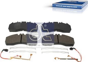 DT Spare Parts 6.95110 - Bremžu uzliku kompl., Disku bremzes www.autospares.lv