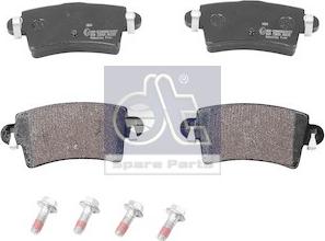 DT Spare Parts 6.95118 - Bremžu uzliku kompl., Disku bremzes www.autospares.lv