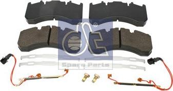 DT Spare Parts 6.95112 - Bremžu uzliku kompl., Disku bremzes www.autospares.lv