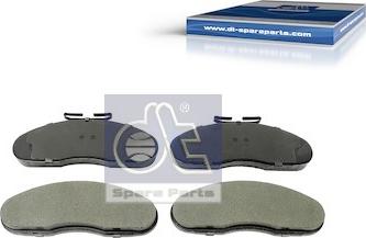 DT Spare Parts 6.95117 - Bremžu uzliku kompl., Disku bremzes www.autospares.lv