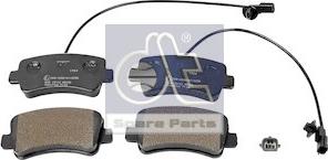 DT Spare Parts 6.95124 - Bremžu uzliku kompl., Disku bremzes www.autospares.lv