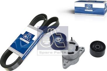 DT Spare Parts 6.92411 - Ķīļrievu siksnu komplekts www.autospares.lv