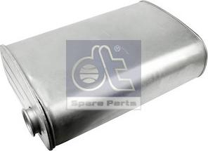 DT Spare Parts 6.37013 - Vidējais / Gala izpl. gāzu trokšņa slāpētājs www.autospares.lv