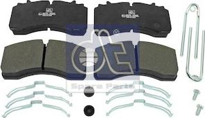 DT Spare Parts 10.34126 - Bremžu uzliku kompl., Disku bremzes www.autospares.lv