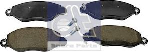 DT Spare Parts 13.93101 - Bremžu uzliku kompl., Disku bremzes www.autospares.lv