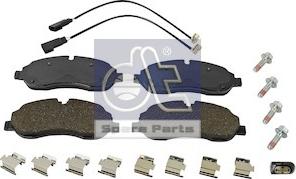 DT Spare Parts 13.93108 - Bremžu uzliku kompl., Disku bremzes www.autospares.lv