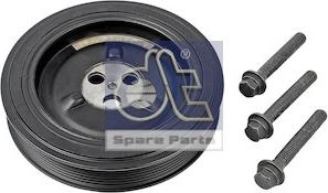 DT Spare Parts 13.43576 - Piedziņas skriemelis, Kloķvārpsta www.autospares.lv