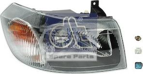 DT Spare Parts 13.77013 - Pamatlukturis www.autospares.lv