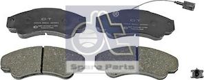 DT Spare Parts 12.93103 - Brake Pad Set, disc brake www.autospares.lv