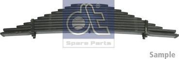 DT Spare Parts 1.25280 - Lāgu atsperes lokšņu komplekts www.autospares.lv