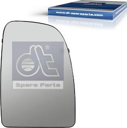 DT Spare Parts 12.83400 - Spoguļstikls, Ārējais atpakaļskata spogulis www.autospares.lv