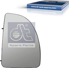 DT Spare Parts 12.83407 - Spoguļstikls, Ārējais atpakaļskata spogulis www.autospares.lv