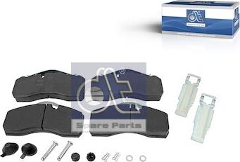 DT Spare Parts 3.96405 - Bremžu uzliku kompl., Disku bremzes www.autospares.lv