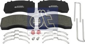 DT Spare Parts 3.96408 - Bremžu uzliku kompl., Disku bremzes www.autospares.lv