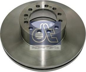 DT Spare Parts 3.62053 - Brake Disc www.autospares.lv