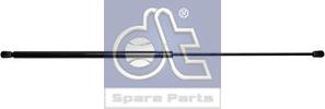 DT Spare Parts 3.80754 - Gāzes atspere, Priekšējais vāks www.autospares.lv