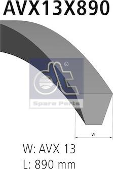 DT Spare Parts 3.34504 - Ķīļsiksna www.autospares.lv