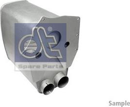 DT Spare Parts 3.25042 - Vidējais / Gala izpl. gāzu trokšņa slāpētājs www.autospares.lv