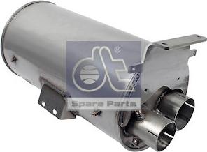 DT Spare Parts 3.25150 - Vidējais / Gala izpl. gāzu trokšņa slāpētājs www.autospares.lv