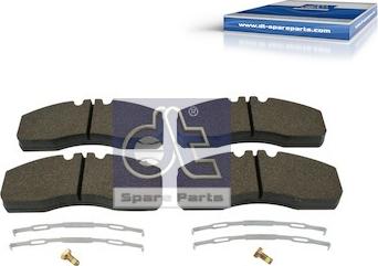 DT Spare Parts 2.94095 - Bremžu uzliku kompl., Disku bremzes www.autospares.lv