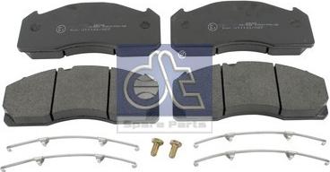 DT Spare Parts 2.94071 - Bremžu uzliku kompl., Disku bremzes www.autospares.lv