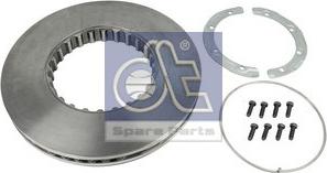 DT Spare Parts 2.40550 - Bremžu diski www.autospares.lv