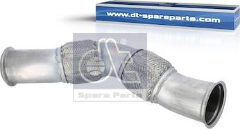 DT Spare Parts 2.14854 - Gofrēta caurule, Izplūdes gāzu sistēma www.autospares.lv