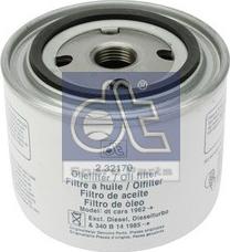 DT Spare Parts 2.32170 - Oil Filter www.autospares.lv