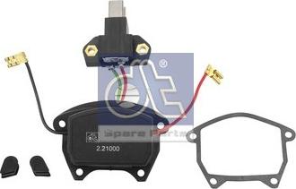 DT Spare Parts 2.21000 - Voltage regulator, alternator www.autospares.lv