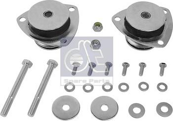 DT Spare Parts 7.96053 - Remkomplekts, Vadītāja kabīnes stiprinājums www.autospares.lv