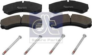 DT Spare Parts 7.92615 - Bremžu uzliku kompl., Disku bremzes www.autospares.lv